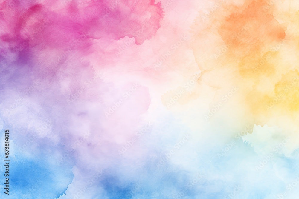 Fototapeta premium A Vibrant Kaleidoscope of Colors Emanating from a Pure White Canvas