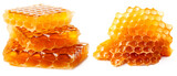 Honeycombs  isolated on transparent or white background, png	