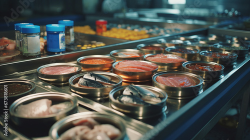 the production of different types of canned fish.Background