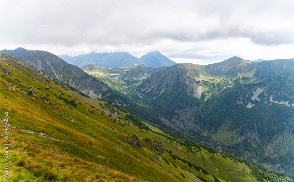 mountain view panorama landscape Poland Zakopane mountain view panorama landscape Poland Zakopane
