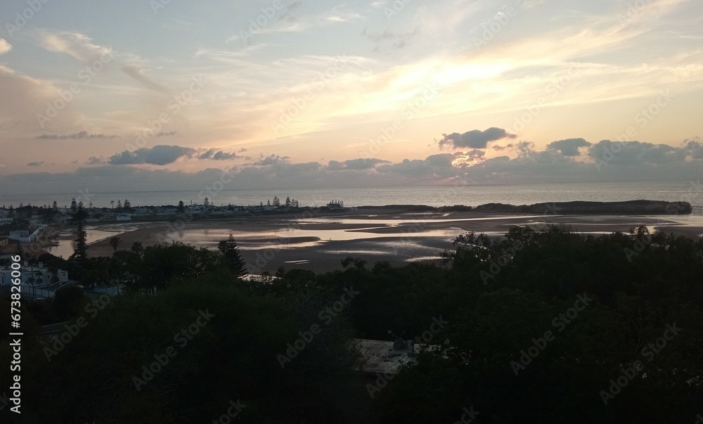 Fototapeta premium Un très beau coucher de soleil 