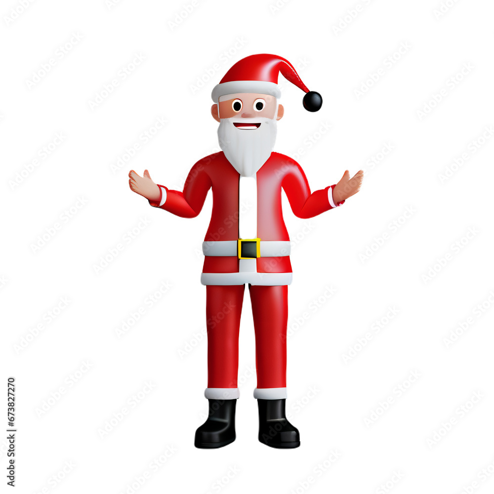 cartoon santa claus