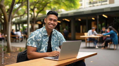 Enchanted World of Higher Education: A Journey for An Pacific Islander Student Through the Realms of Online Learning, Home Learning, and Hybrid Studying © Erich