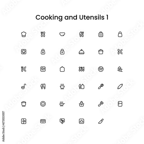 School and Eduction. Level-up your project by using a wonderful outline icons.