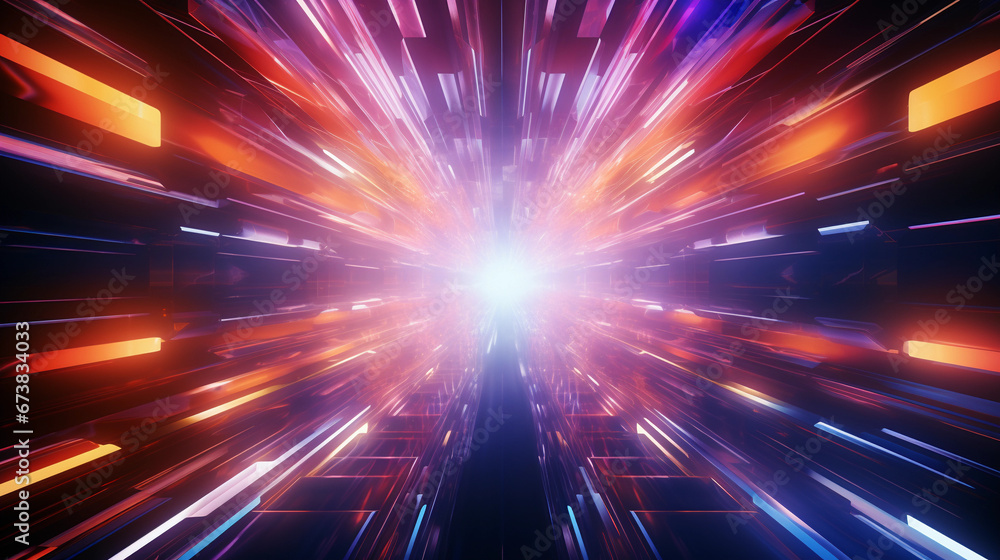 Naklejka premium Abstract pink blue light background