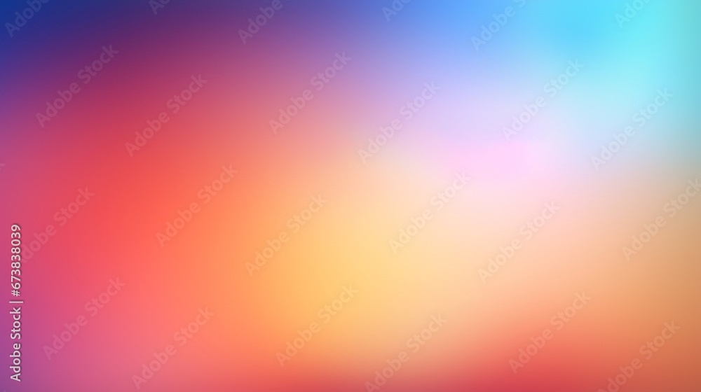 Blurred abstract background. Colorful gradient background. Generative AI.