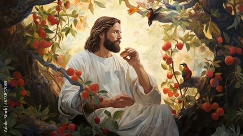 Jesus and his Glories © Left