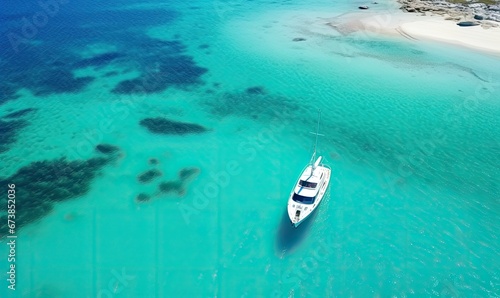 A Serene Journey Across the Crystal Clear Waters