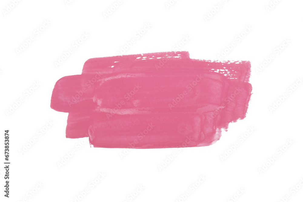 Pink pastel brush watercolor painting isolated on transparent background. Pink pastel brush watercolor painting isolated on transparent background.