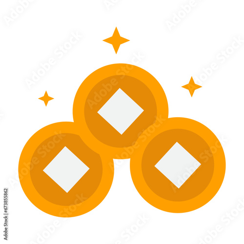 Chinese Coin Icon