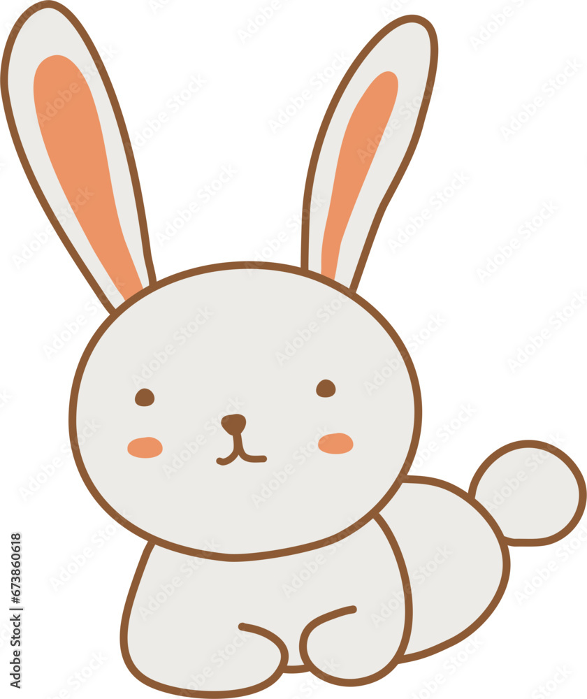 Obraz premium rabbit with carrot