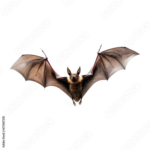 Bat isolated on white transparent background. Created with generative AI