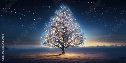 lights on tree