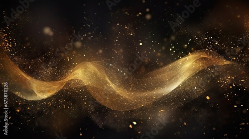 golden sparkles abstract background wallpaper