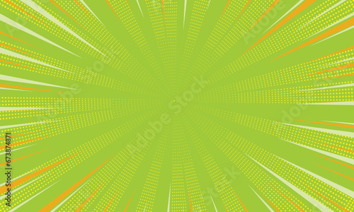 abstract comic yellow background with rays