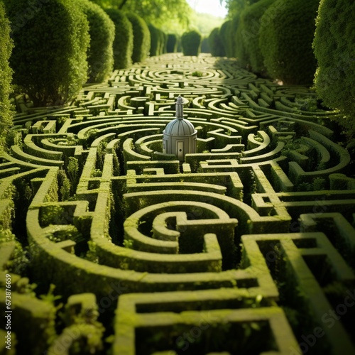 Hedge Maze (ai generated)