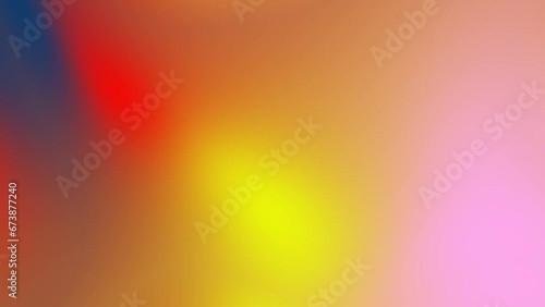 Abstract gradient animation orange color bacground