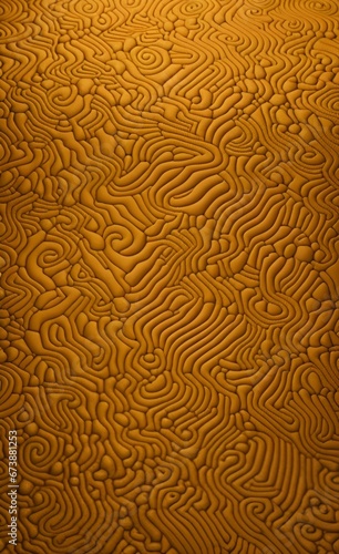 Abstract retro gold textured art carpet pattern, Generative AI