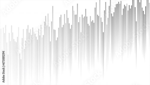 Abstract grey growing financial linear graph chart background. Seamless looping tech motion design. Video animation Ultra HD 4K 3840x2160 photo