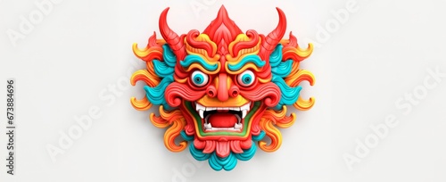 china red dragon, traditional chinese dragon on red background , happy new year 2024 , year of dragon, background banner with copy space for text, Chinese zodiac symbol, Lunar new year concept.