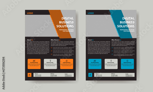 Digital Business Solution A4 size flyer