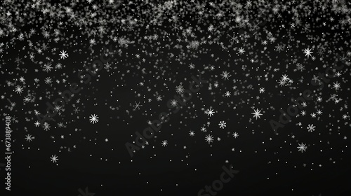 Snowflakes Christmas Vector Background for Festive Designs and Decorations