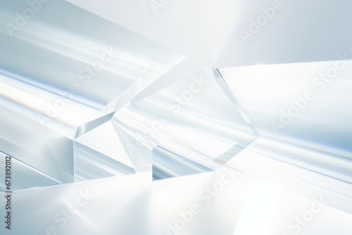 White Blurred refraction light, bokeh or organic flare overlay effect 