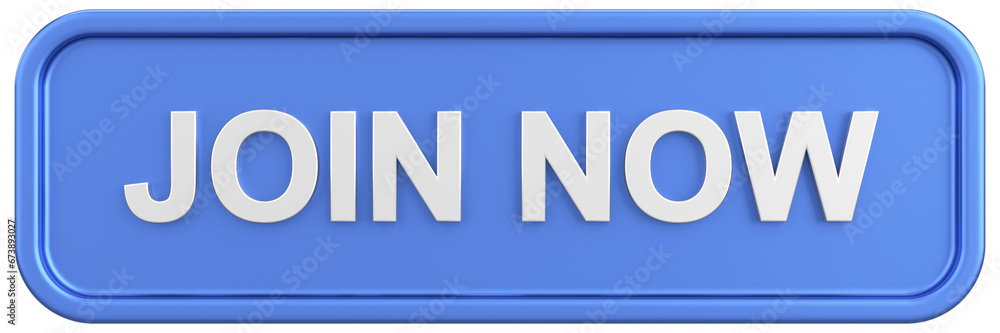Join now button. 3D illustration. Join now button. 3D illustration.