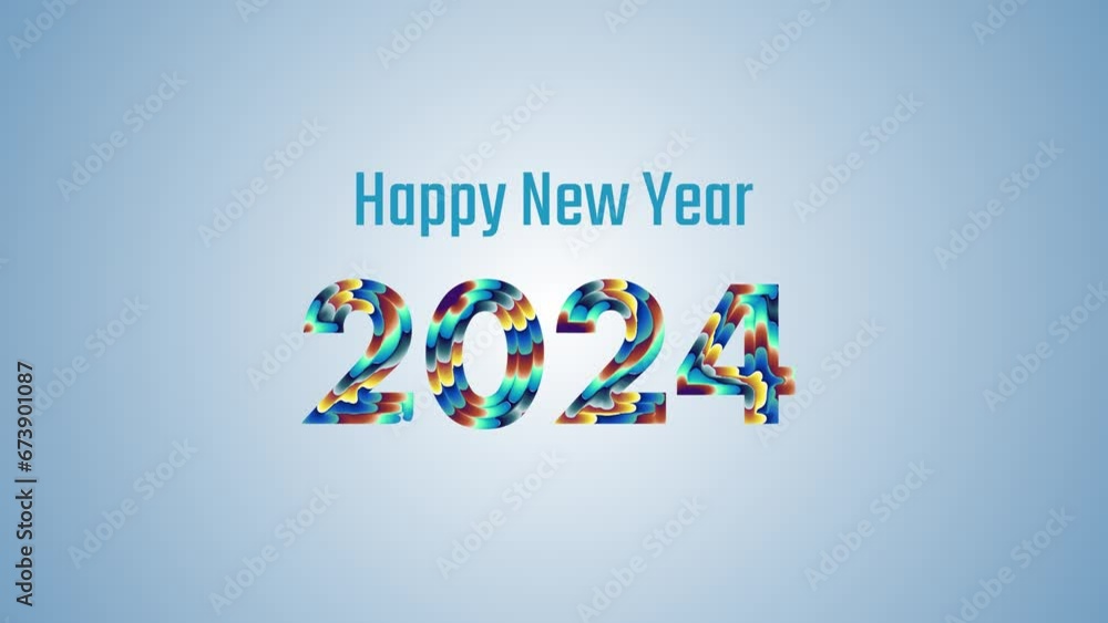 Animated Happy New Year Greetings 4K Animated Happy New Year Greetings 4K