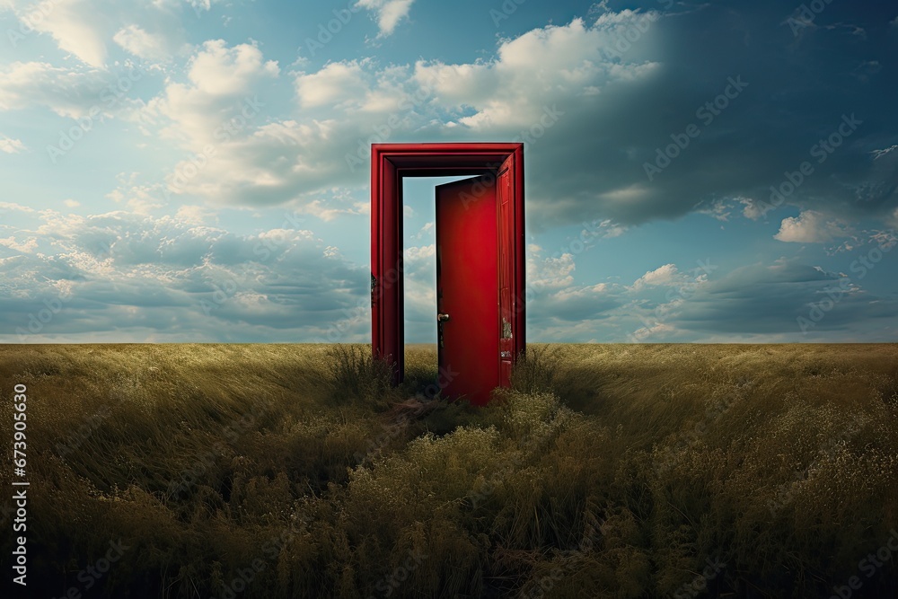 Door in the field Door in the field
