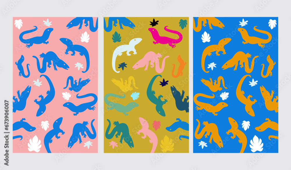 Gecko vector various types collected into one page
