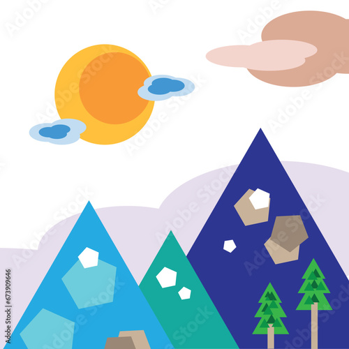 Nature Landscape Graphic