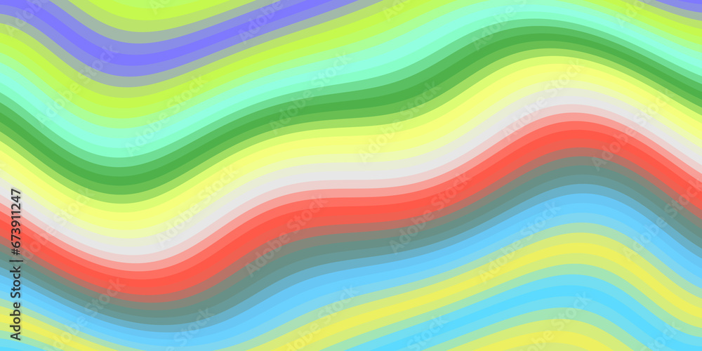 bright multicoloured striped design in a wide format twisted bright multicoloured striped design in a wide format twisted
