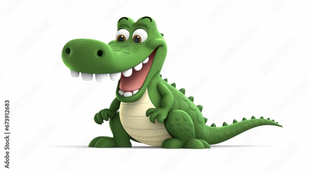 Obraz premium a friendly flash card simple cartoon for kids of an.Generative AI