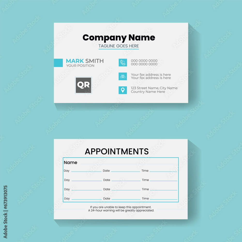 Appointment Custom Business Card Appointment Custom Business Card