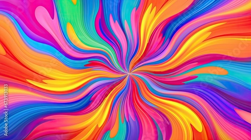 hippies psychedelic abstract rainbow background
