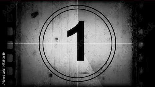countdown numbers counter footage overlay