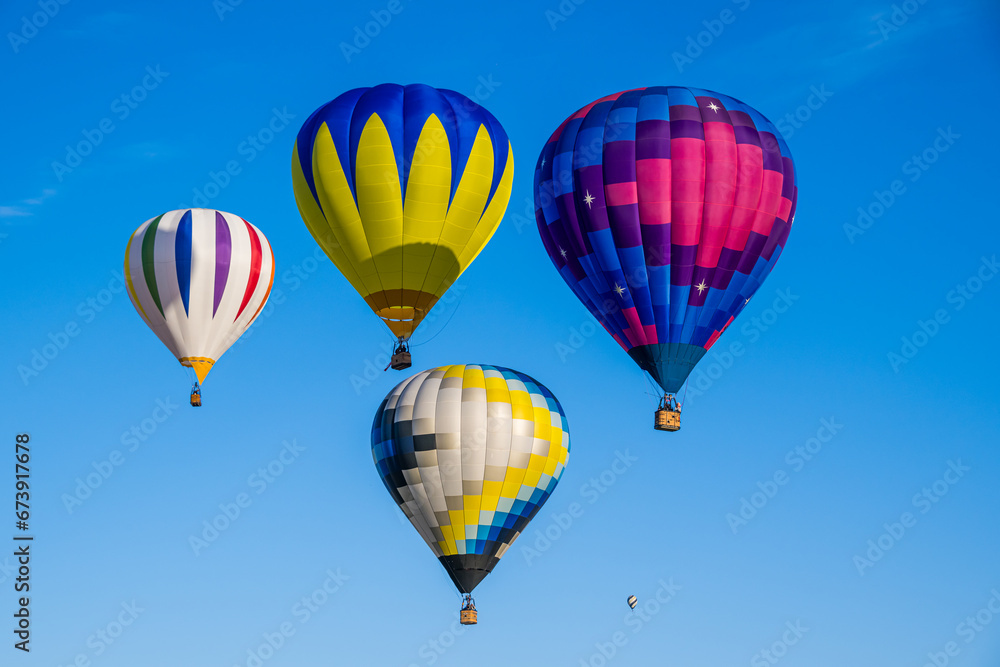 Hot Air Balloons Flying Over Albuquerque Hot Air Balloons Flying Over Albuquerque