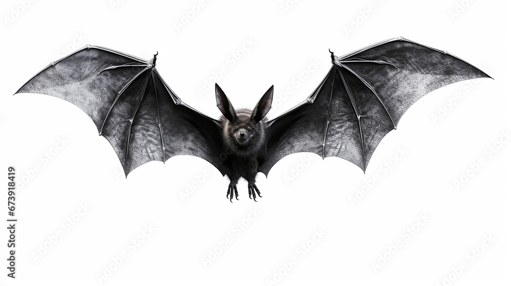 Obraz premium Morcego em fundo branco 