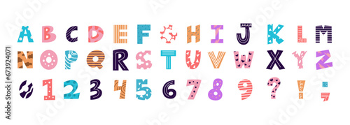 childish alphabet element photo