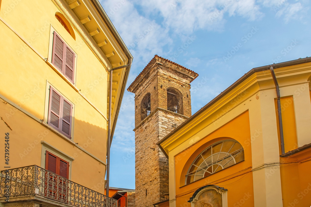 Kirchturm,  Salo am Gardasee, Italien  