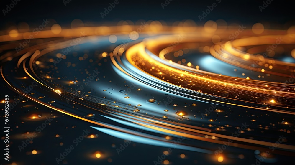 amber glass in a spiral that glows amber glass in a spiral that glows