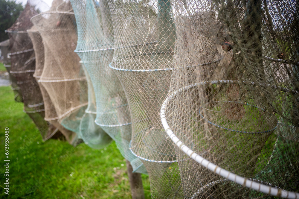 Fishing Nets in the Harbor