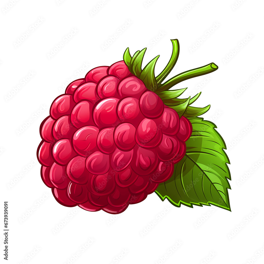 Raspberry flat clipart Raspberry flat clipart