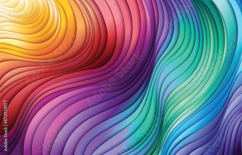 Multi layers color texture 3D papercut layers in gradient vector banner. Carving art. Cover layout material design template. Abstract realistic papercut decoration textured with cardboard wavy layers