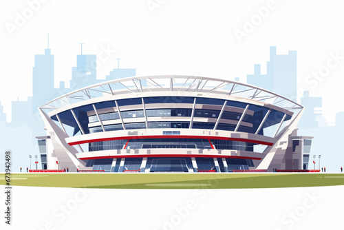Vector of a sports stadium