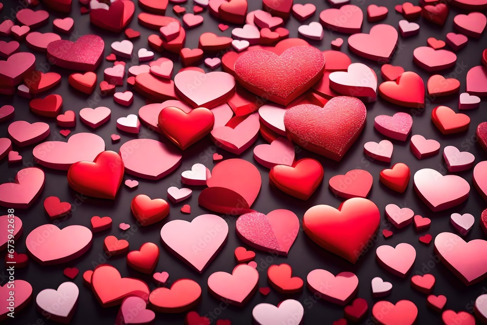 valentine background with hearts valentine background with hearts