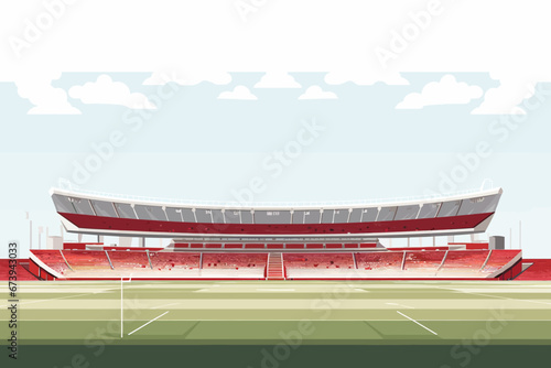 Vector of a sports stadium