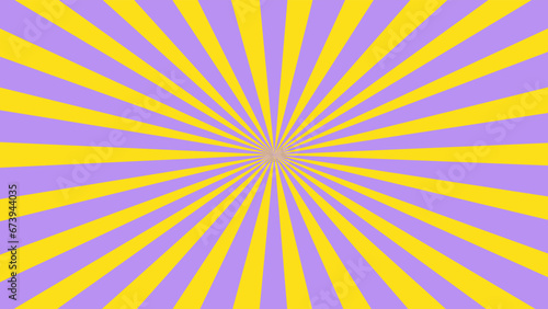 Yellow and purple sunburst background