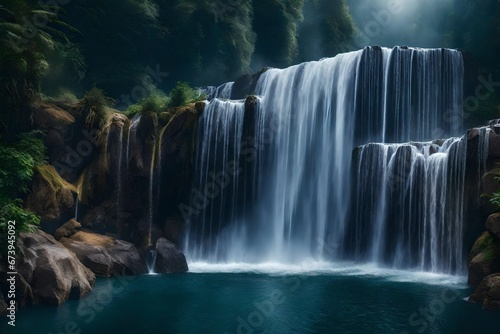 waterfall in kanchanaburi country
